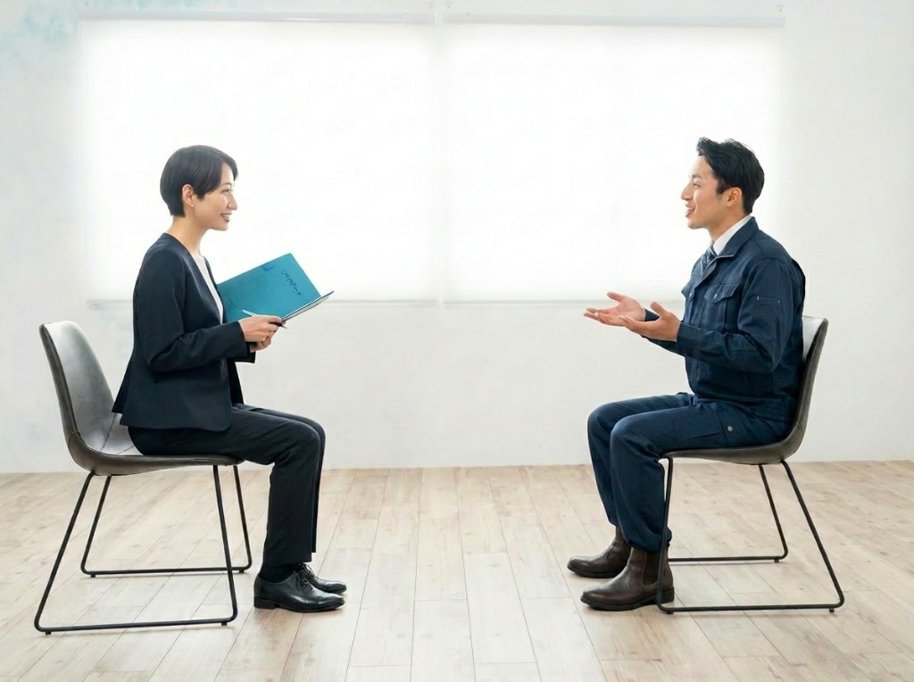 現状の課題をヒアリングする相談